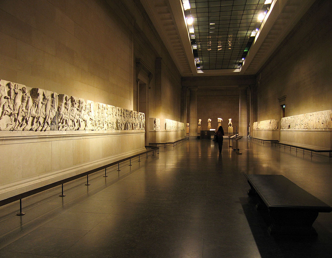 Τα Μάρμαρα του Παρθενώνα στο Βρετανικό Μουσείο του Λονδίνου, φωτογραφία: wikipedia 